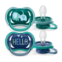 2 ciucci ultra air 18+ mesi colore verde/blu – philips avent