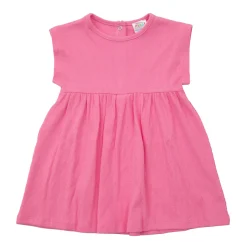 Abitino rosa a costine senza maniche