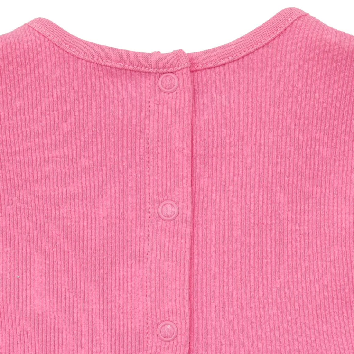 Abitino rosa a costine senza maniche