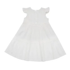 Abito a bottoni bimba giromanica rosa