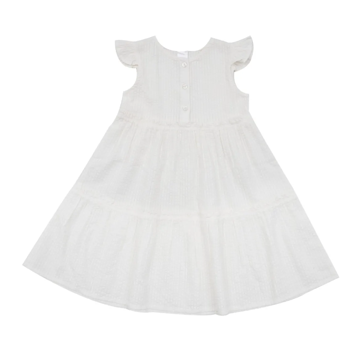 Abito a bottoni bimba giromanica rosa