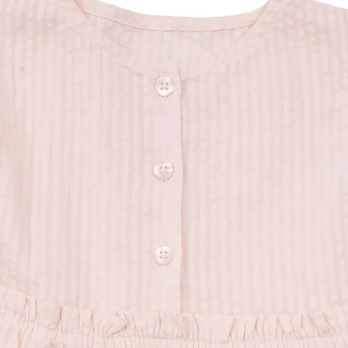 Abito a bottoni bimba giromanica rosa