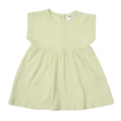 Abito basic giromanica bimba verde