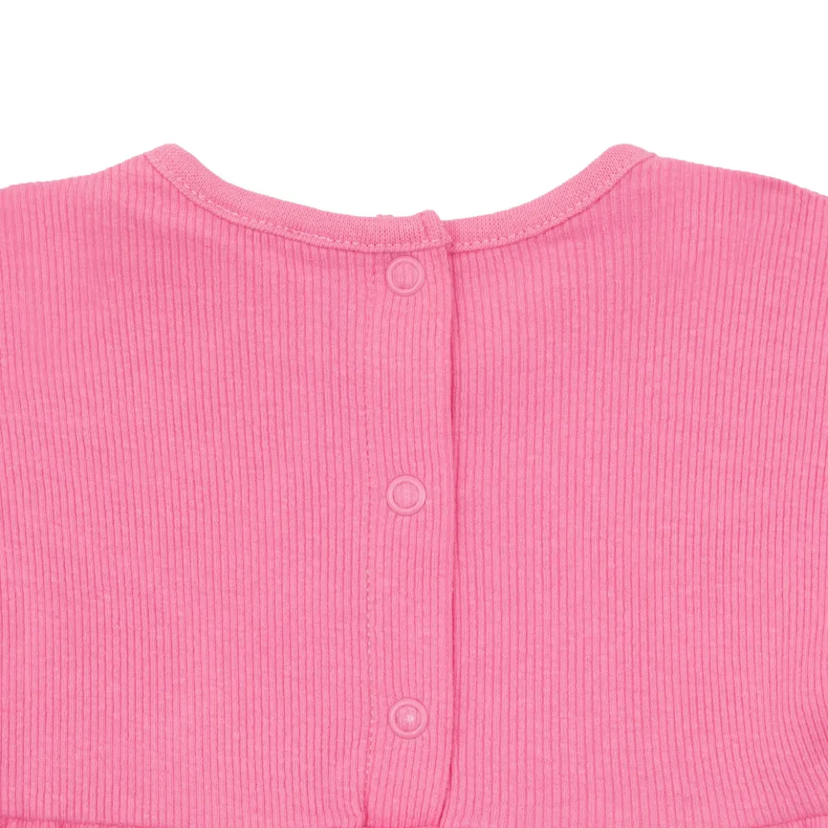 Abito basic giromanica bimba rosa