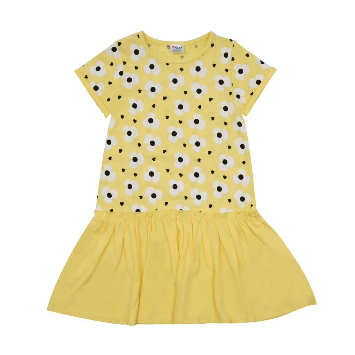 Abito bimba giallo a fiori