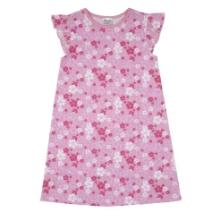 Abito jersey bimba rosa stampato