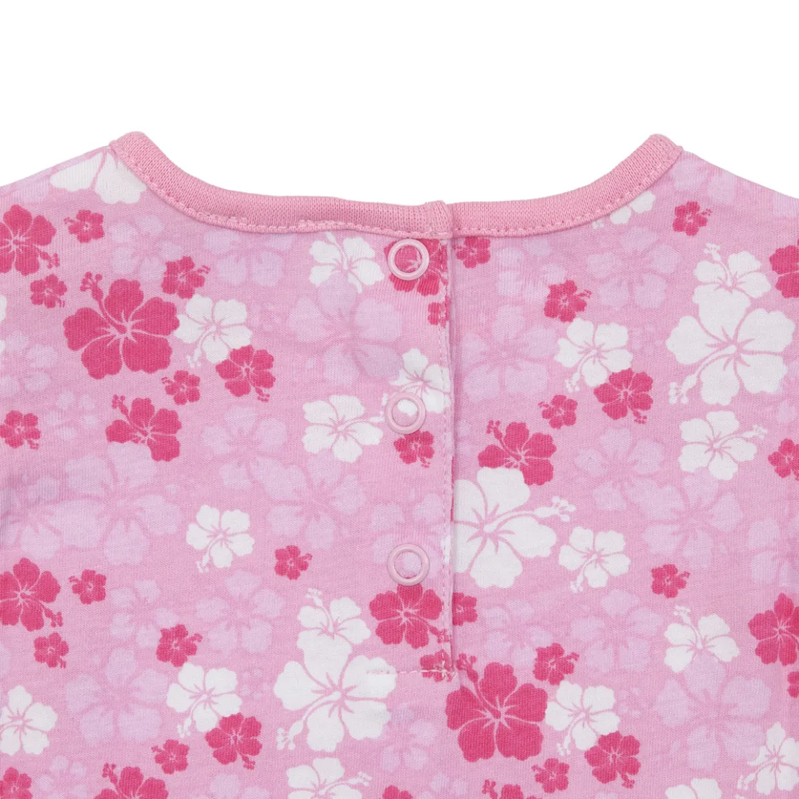 Abito jersey bimba rosa stampato