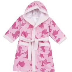 Accappatoio dino rosa – chicco