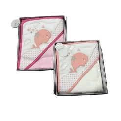 Accappatoio neonata a triangolo in cotone – ellepi