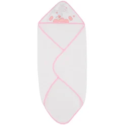 Accappatoio neonato rosa ellepi