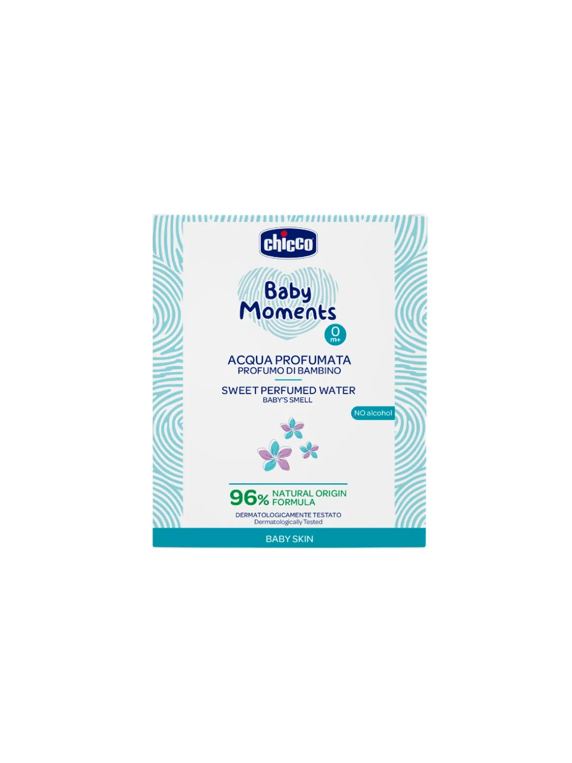Acqua profumata baby moments chicco baby skin