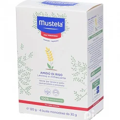 Amido di riso 4 bustine monodose da 30 gr – mustela