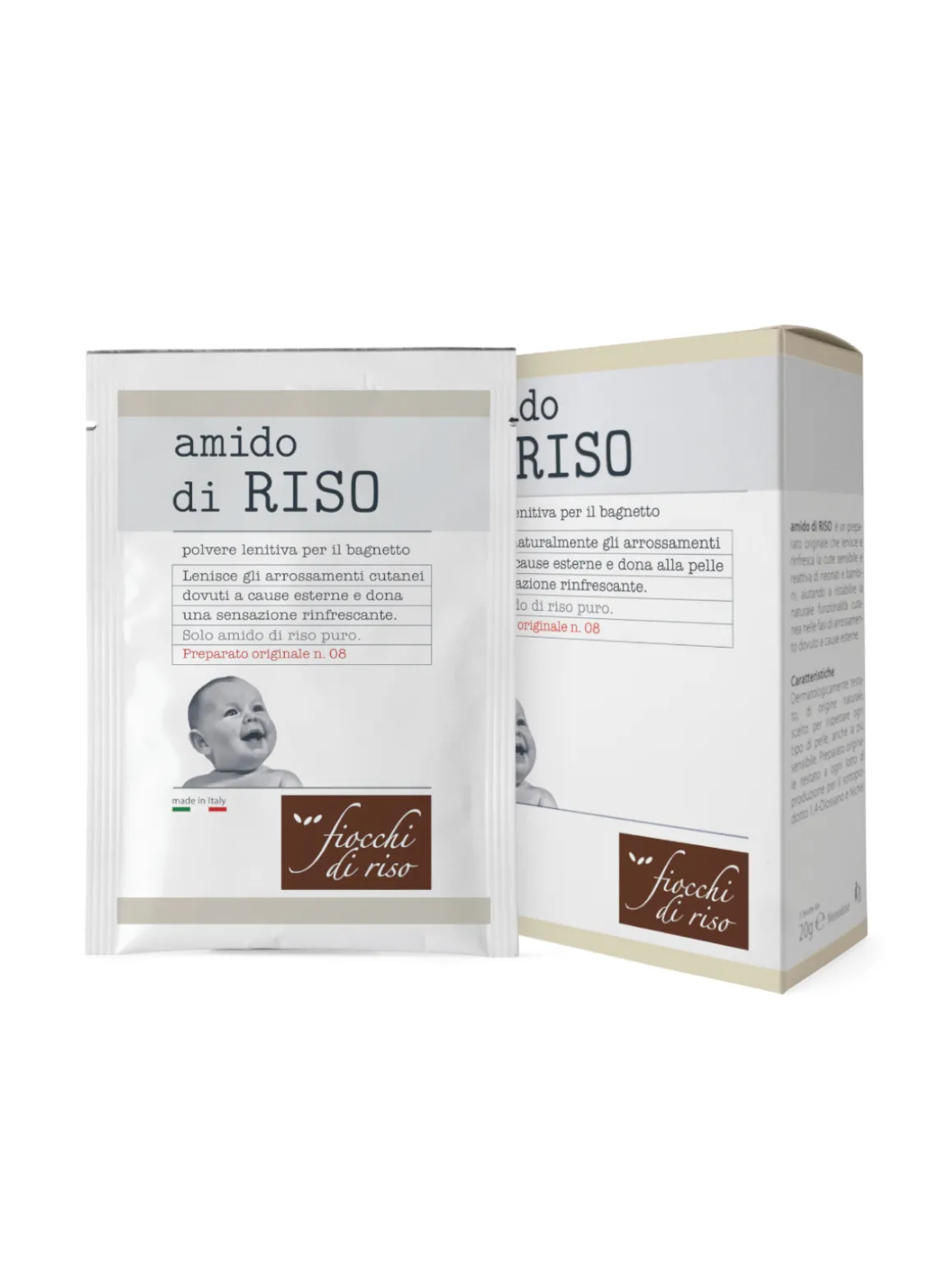 Amido di riso in polvere 5×20 g