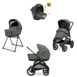 Aptica xt system quattro darwin recline colore taiga green telaio nero – inglesina