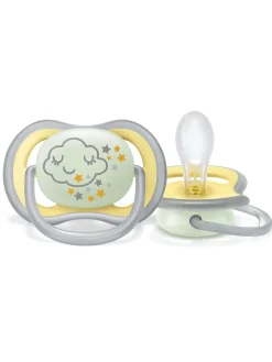 Avent – 2 succhietti ultra air night 18m+ no deco neutro