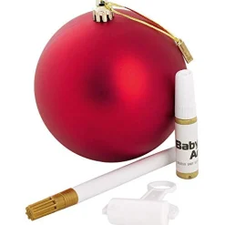 Baby art – my christmas fairy red