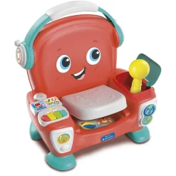 Baby clementoni – 17754 – poltroncina canta, suona e balla – divertimento musicale