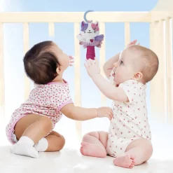 Baby clementoni – lovely cat sonaglino morbido peluche