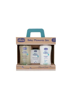 Baby moments set 3 bagno corpo/capelli, crema corpo e colonia