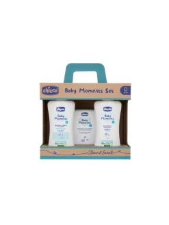Baby moments set 1 bagno corpo, shampoo, colonia