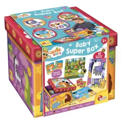 Baby super box – scatola ricca di giochi educativi montessoriani – carotina – 24m+