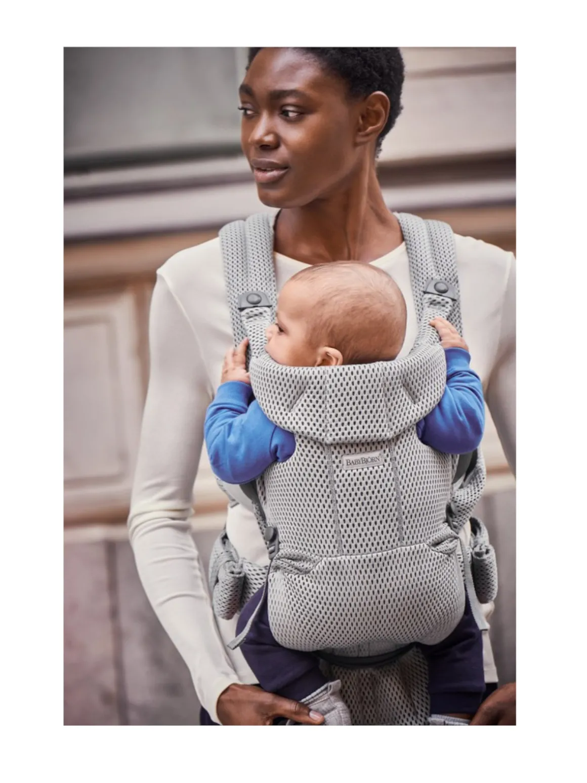 Babybjörn marsupio move 3d mesh grey