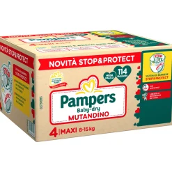 Baby-dry mutandino penta maxi 114 pz – pampers