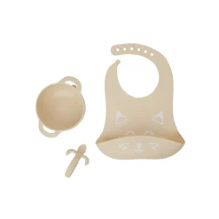 Babymoov set pappa 6-12 mesi 3 pezzi first’isy volpe beige