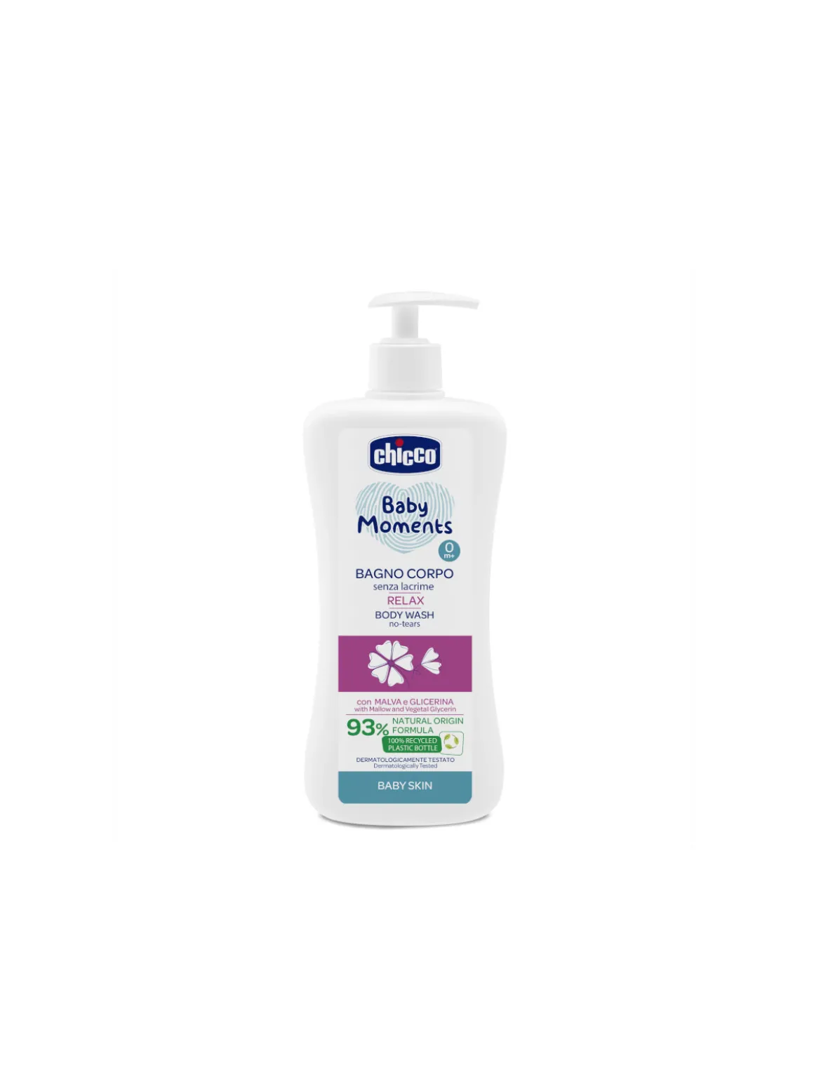 Bagno corpo relax baby moments chicco baby skin