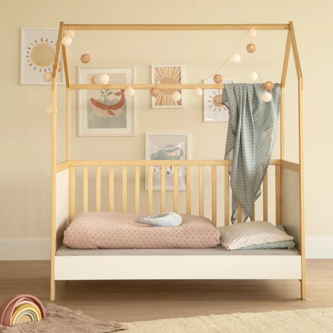 Barre di conversione lettino casetta bianco – roba