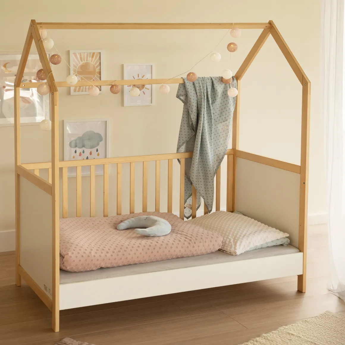 Barre di conversione lettino casetta bianco – roba