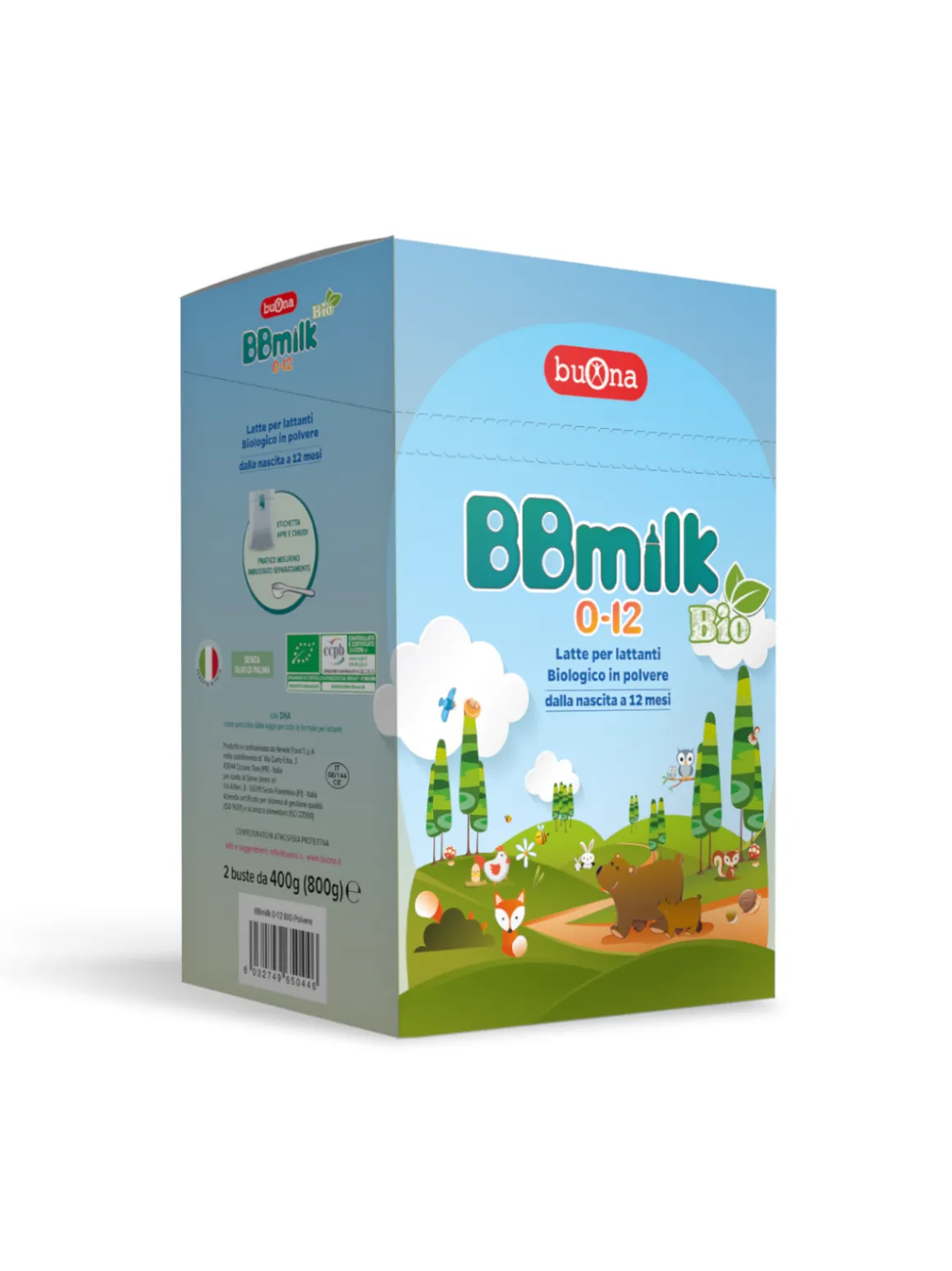 Bbmilk 0-12 mesi polvere 800 g