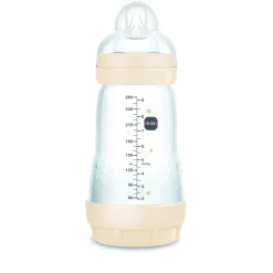 Biberon easy start 260ml bio-circolare conf. singola beige – mam