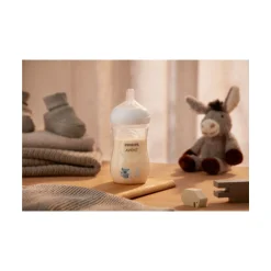 Biberon natural con tettarella a risposta naturale decorazione koala da 260ml 1m+ | senza bpa – philips avent