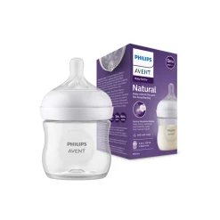 Biberon natural con tettarella a risposta naturale da 125 ml 0m+ | senza bpa – philips avent