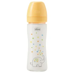 Biberon perfect easy 240ml in vetro arancione – chicco