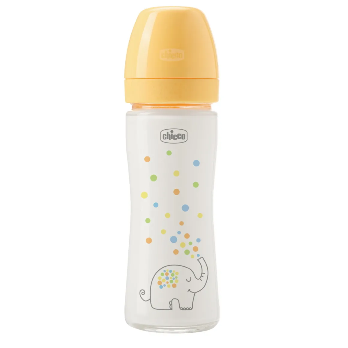 Biberon perfect easy 240ml in vetro arancione – chicco