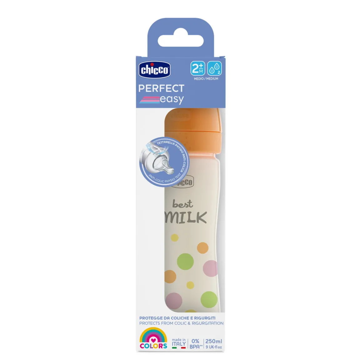 Biberon perfect easy 250ml in plastica bimba – chicco
