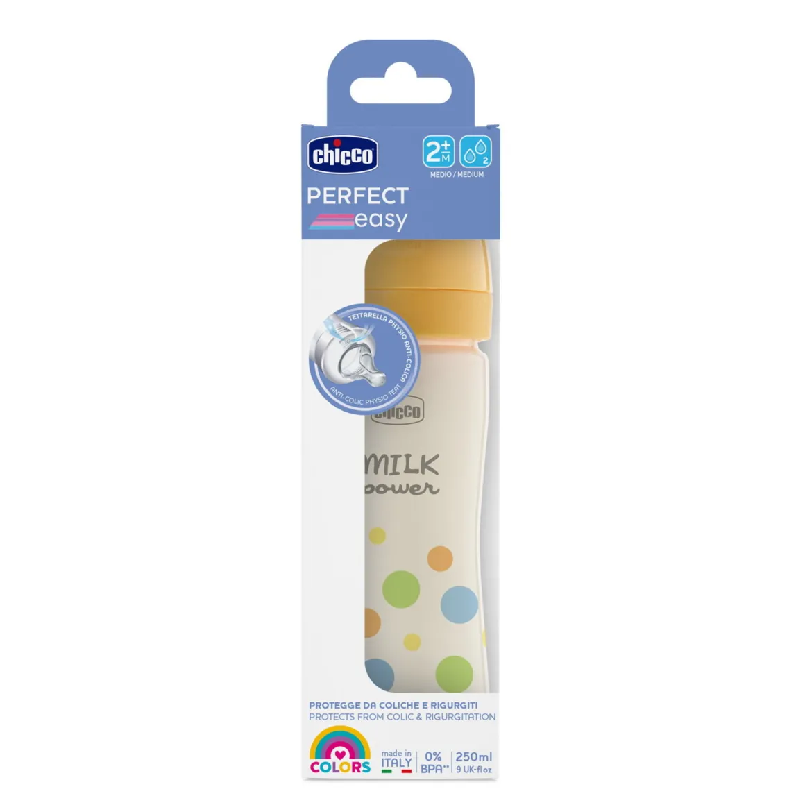 Biberon perfect easy 250ml in plastica bimbo – chicco