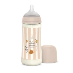 Biberon wonderland 360 ml flusso denso rosa – suavinex