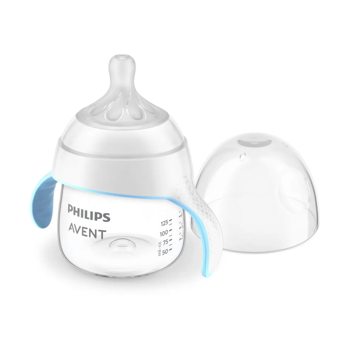 Bicchiere evolutivo con tettarella a risposta naturale da 150 ml 6m+ | senza bpa – philips avent