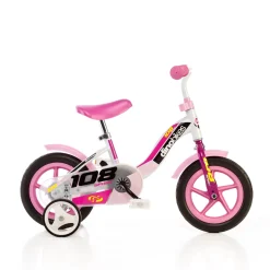 Bici bimba 10″ senza freno 3-4 anni – dino bikes