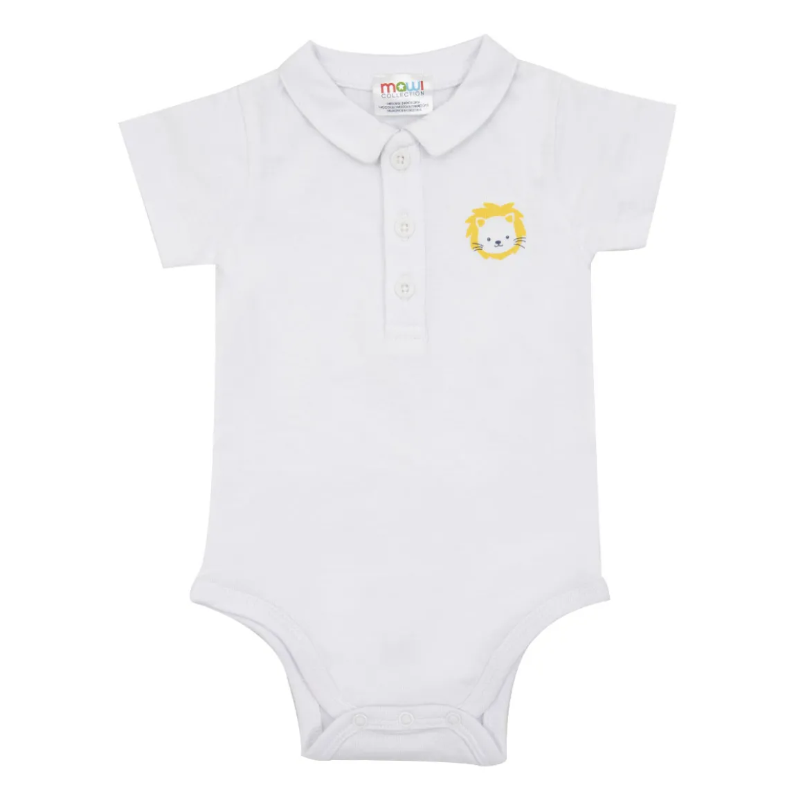 Body magliettina mezza manica bimbo bianco