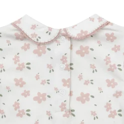 Body manica lunga bimba beige stampato