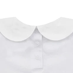 Body mezza manica bimba bianco stampato