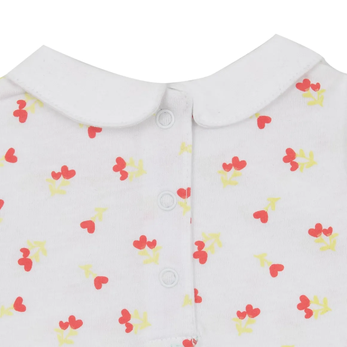 Body mezza manica bimba bianco stampato