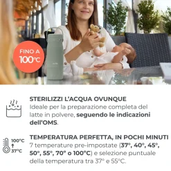 Bollitore e scalda latte portatile hot’n’go – nuvita