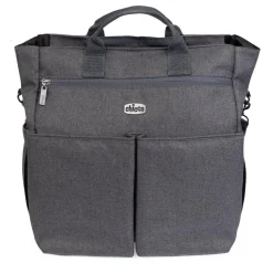 Borsa parent black satin – chicco