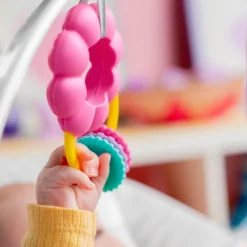 Bright starts rosy rainbow infant to toddler rocker