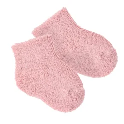 Calza corta spugna rosa